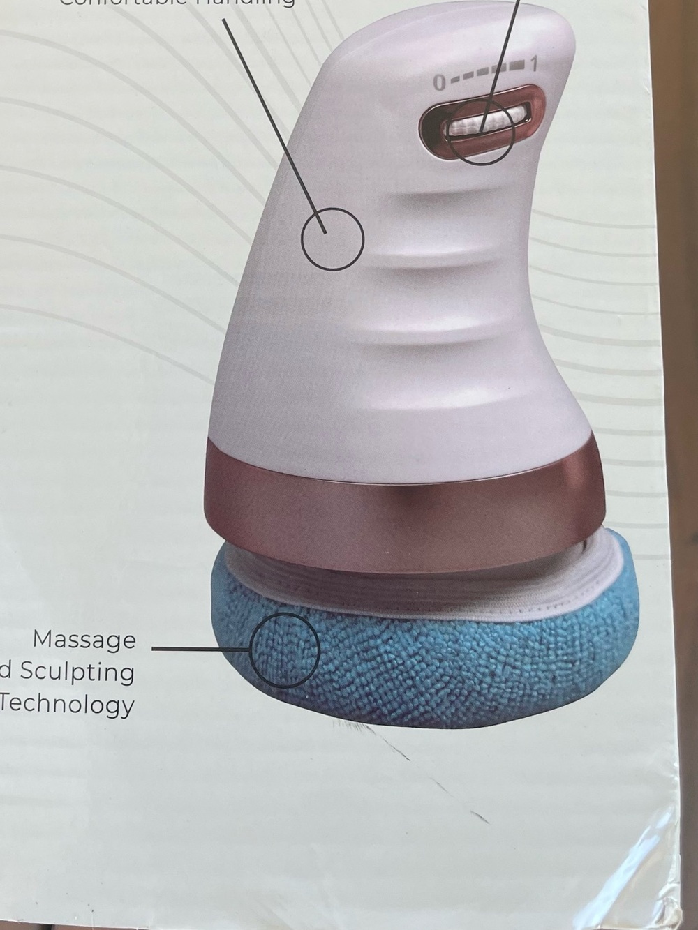 Body Massage sculpting Relax muscles dual padded head Intensity/speed control